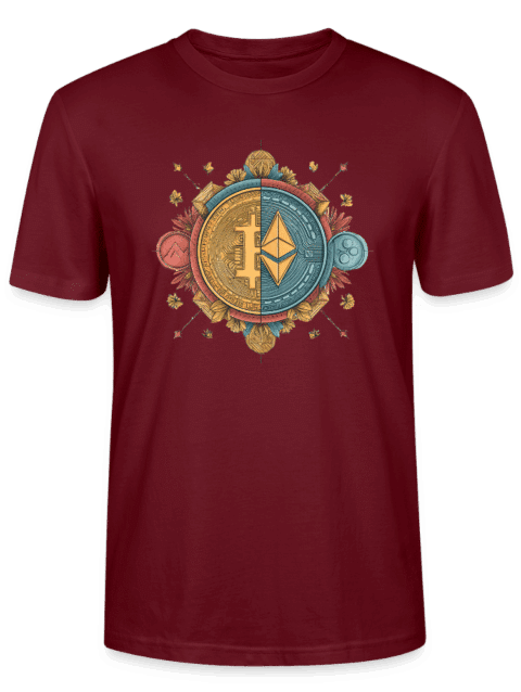 Stanley/Stella Unisex T-Shirt Crypto Bitcoin and Etherum