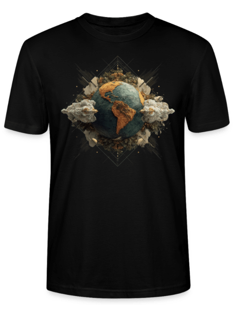 Unisex Stanley/Stella T-Shirt Earth & Clouds