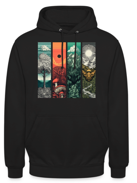 Unisex Hoodie - Nature Lines