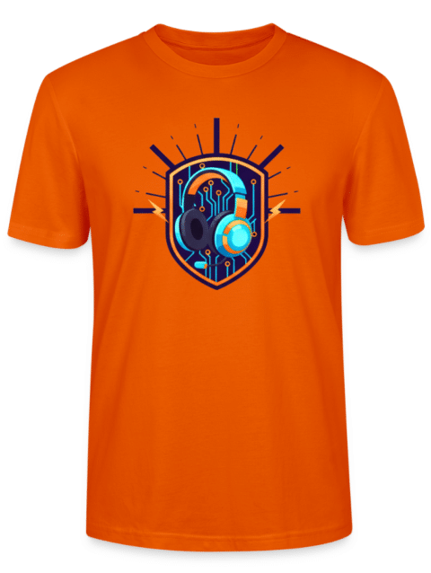 Headphones Shield Unisex T-Shirt