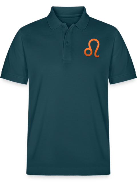 Unisex Polo Shirt Zodiac Sign Leo Lion