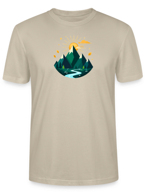 Natur River Mountain Unisex T-Shirt